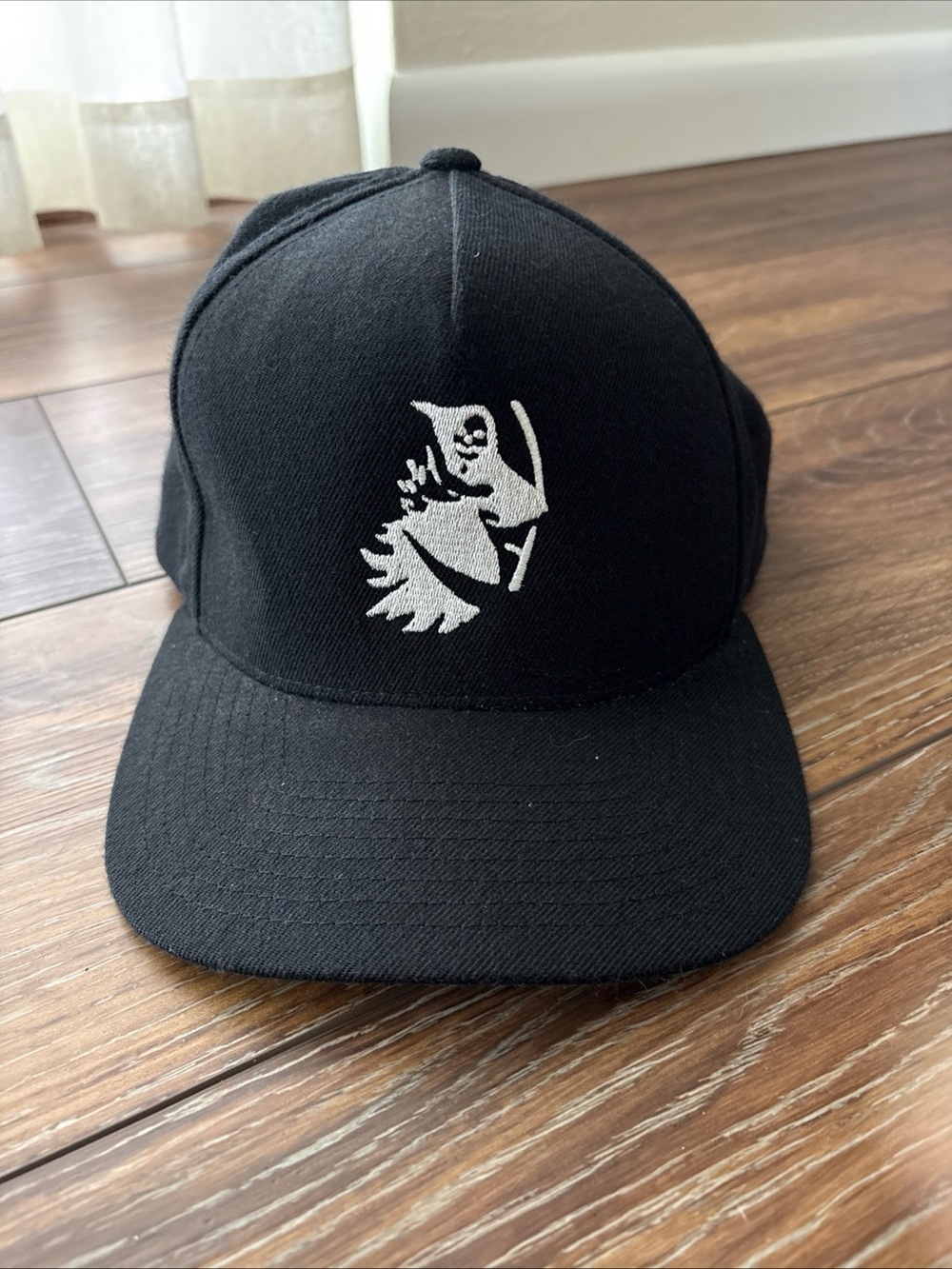 Virgil Abloh x ICA Boston Reaching Reaper Black Cap SnapBack One Size